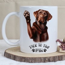 Funny Chocolate Labrador Dog