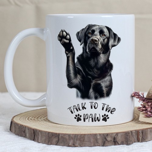 Funny black labrador - black,
