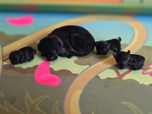 Puppy pocket dog black - puppy, in